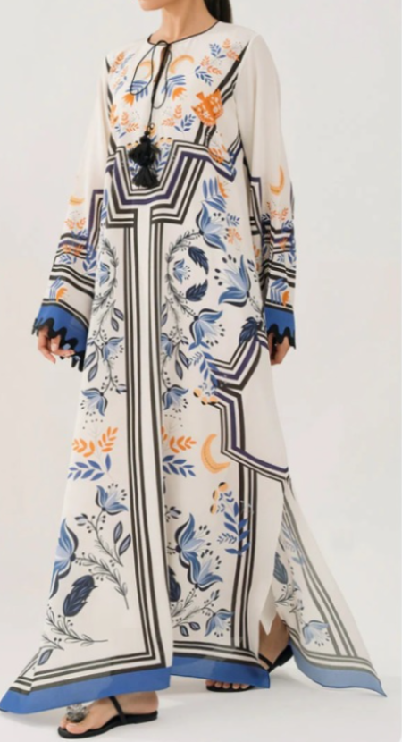 Hanna - azure printed dress